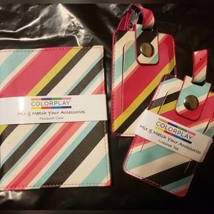 NWT Passport Cover & Luggage Tags